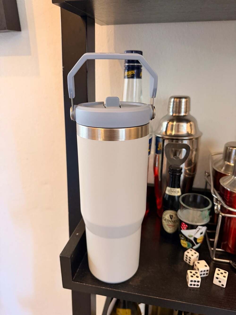 Stanley 30oz IceFlow Flip Straw Tumbler in Fog Blue - Picture 2 of 3